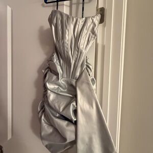 Silver Corset dress